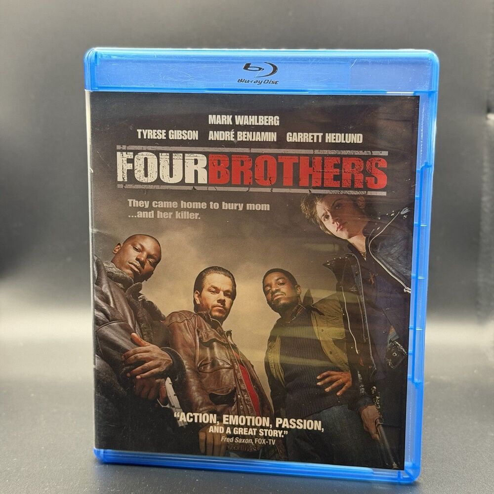 Four Brothers Blu-ray Mark Wahlberg Tyrese Gibson R 2005 Paramount